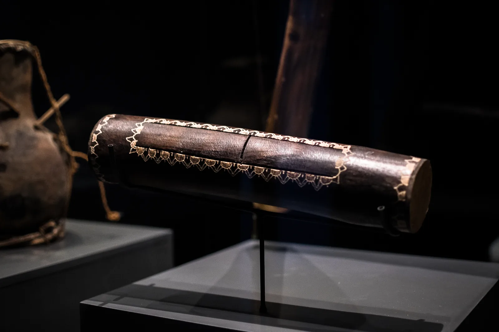 Detalle de objeto exhibido en Arte Indígena — colección INPI.