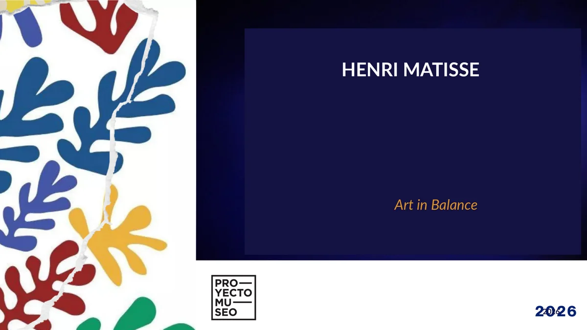 Henri Matisse: El arte en equilibrio