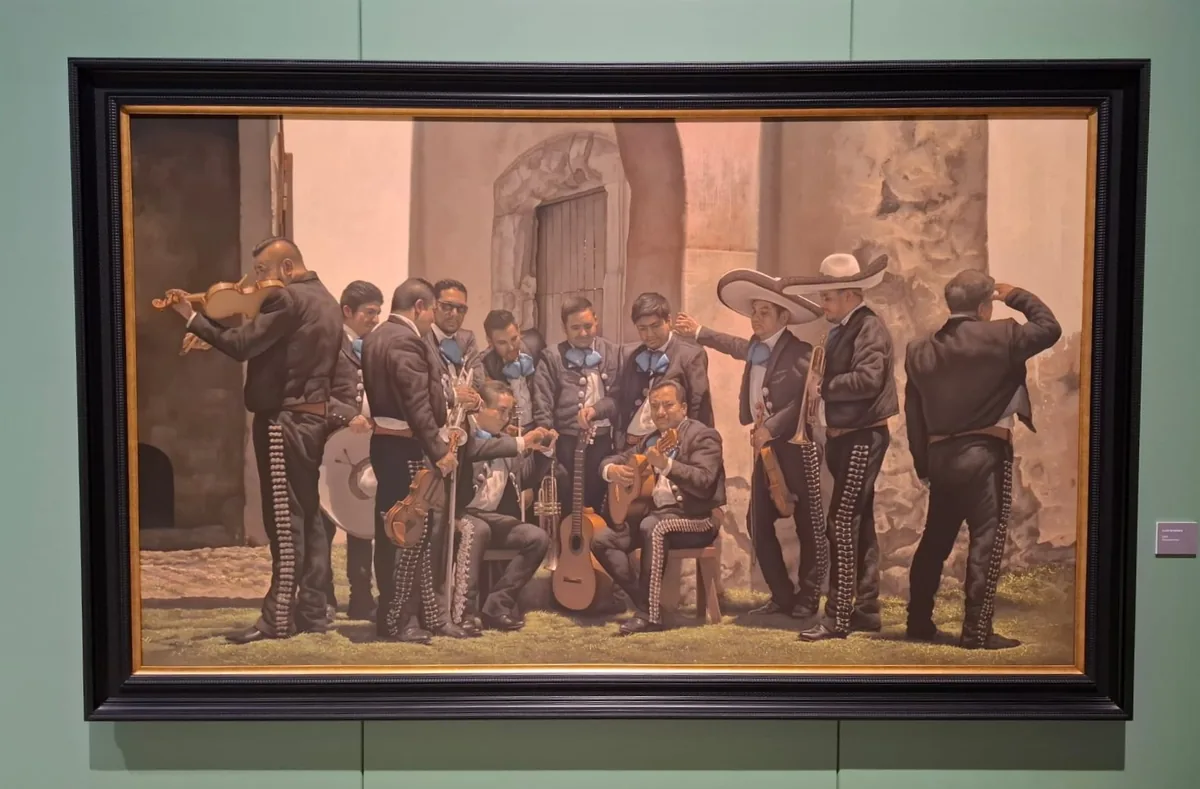 Pintura de Santiago Carbonell presentada en Puebla