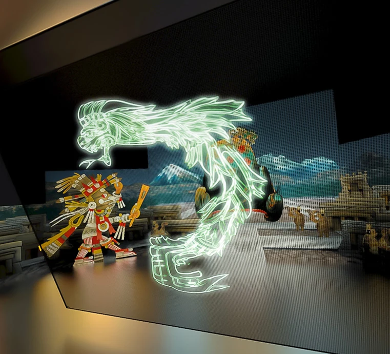 Instalaciones interactivas 3D · Museo Regional de Cholula